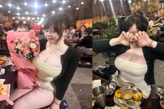 Cho em hàng múp ăn xong rồi chịch luôn