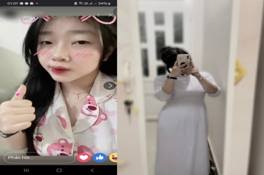 Clip hấp dẫn của nữ sinh Trần Linh với vòng 3 đẹp