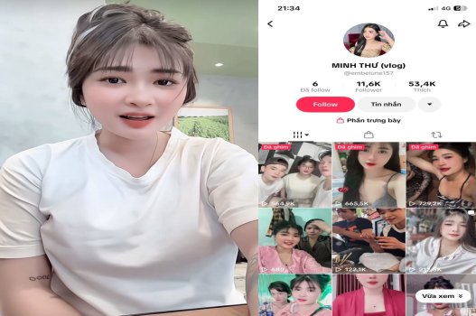 Clip sex Việt Nam Minh Thư idol TikTok