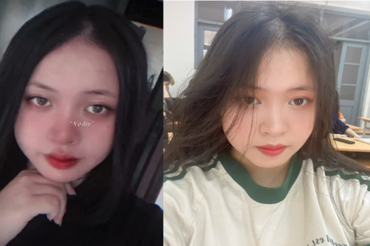 Em học sinh mũm địt nhau tan nát