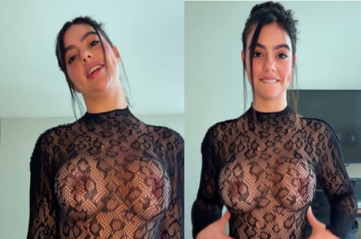 Sex châu Âu sáng sớm nàng muốn khoe váy mới