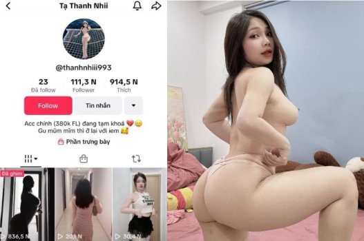 Sex Tạ Thanh Nhi mông bự mê kiểu chó
